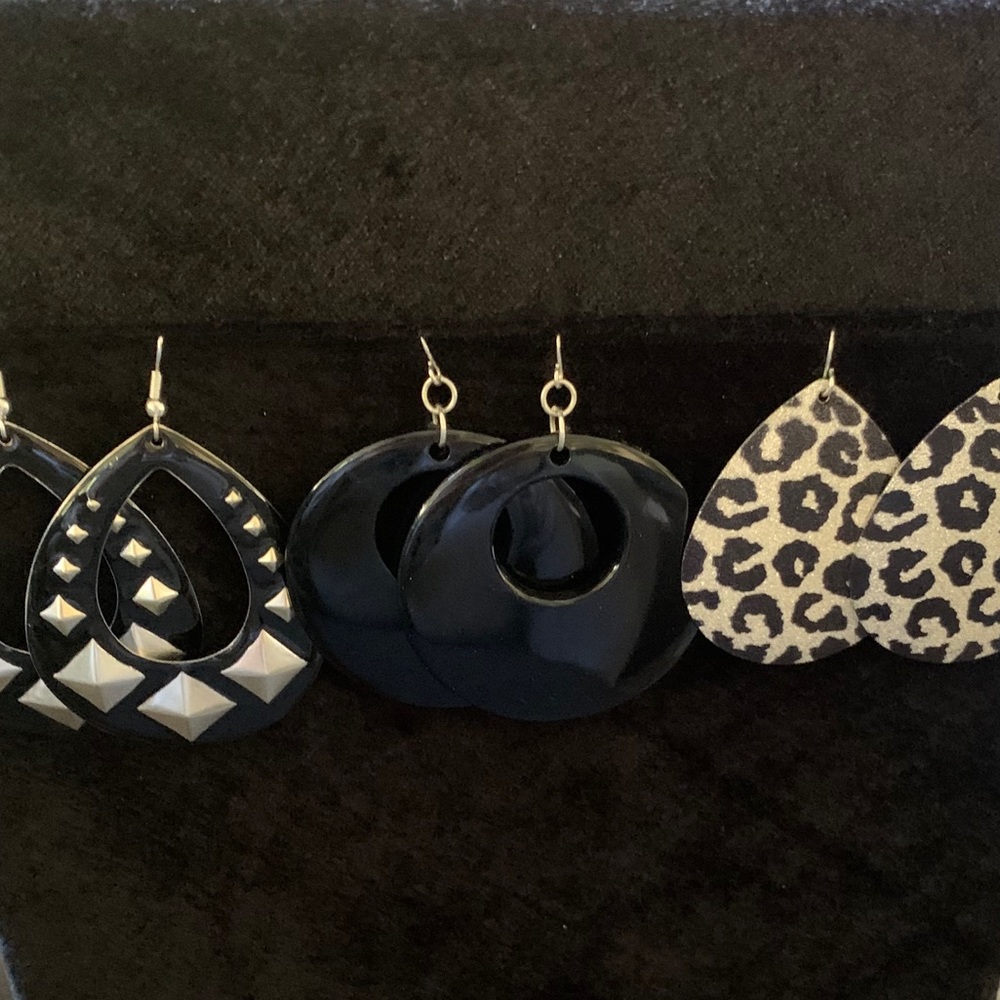 Three Pairs of Earrings